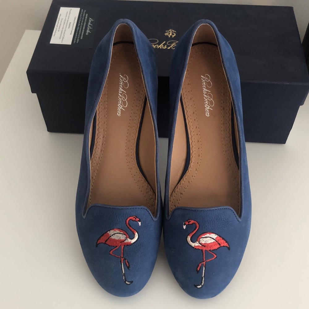 BROOKS BROTHERS FLAMINGO FLATS - SIZE 7.5